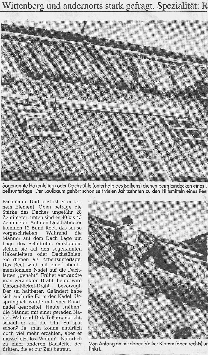 Pressemitteilung Dachdecker Te&szlig;now
